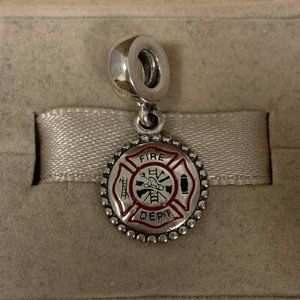 Pandora FIRE DEPT Exclusive Charm